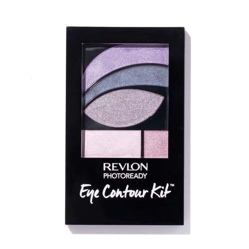 REVLON PhotoReady Eyeshadow Palette - 5 Versatile Wet/Dry Shades with Double-Ended Brush | Watercolors (520), 0.1oz