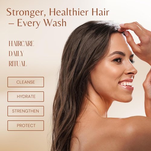 Edenika Botanicals Ginger Root Shampoo - Fortifying Biotin Formula for Hair Regrowth & Scalp Nourishment | 16 fl oz