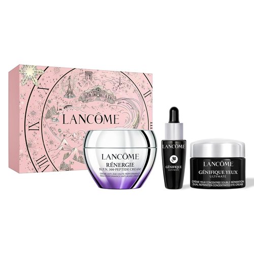 Lancôme Discovery Skincare Gift Set | Mini Rénergie H.P.N-300 Peptide Cream & Génifique Products, 3-Piece Set