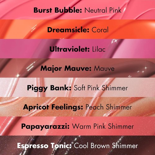 e.l.f. Glow Reviver Plumping Lip Oil - Tinted Lip Plumper for High-Shine Finish, Infused with Jojoba Oil, Vegan | Apricot Feelings