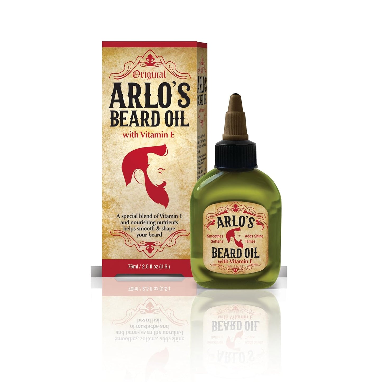 Arlo's Beard Oil - Nourishing Formula with Vitamin E | 2.5 Ounce Size for Healthy Beards