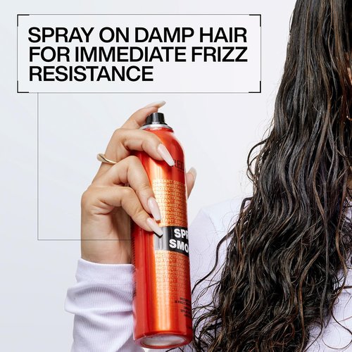 Redken Spray Smooth Anti-Frizz Hair Spray - Frizz Control & Heat Protection | Paraben, Sulfate & Silicone-Free