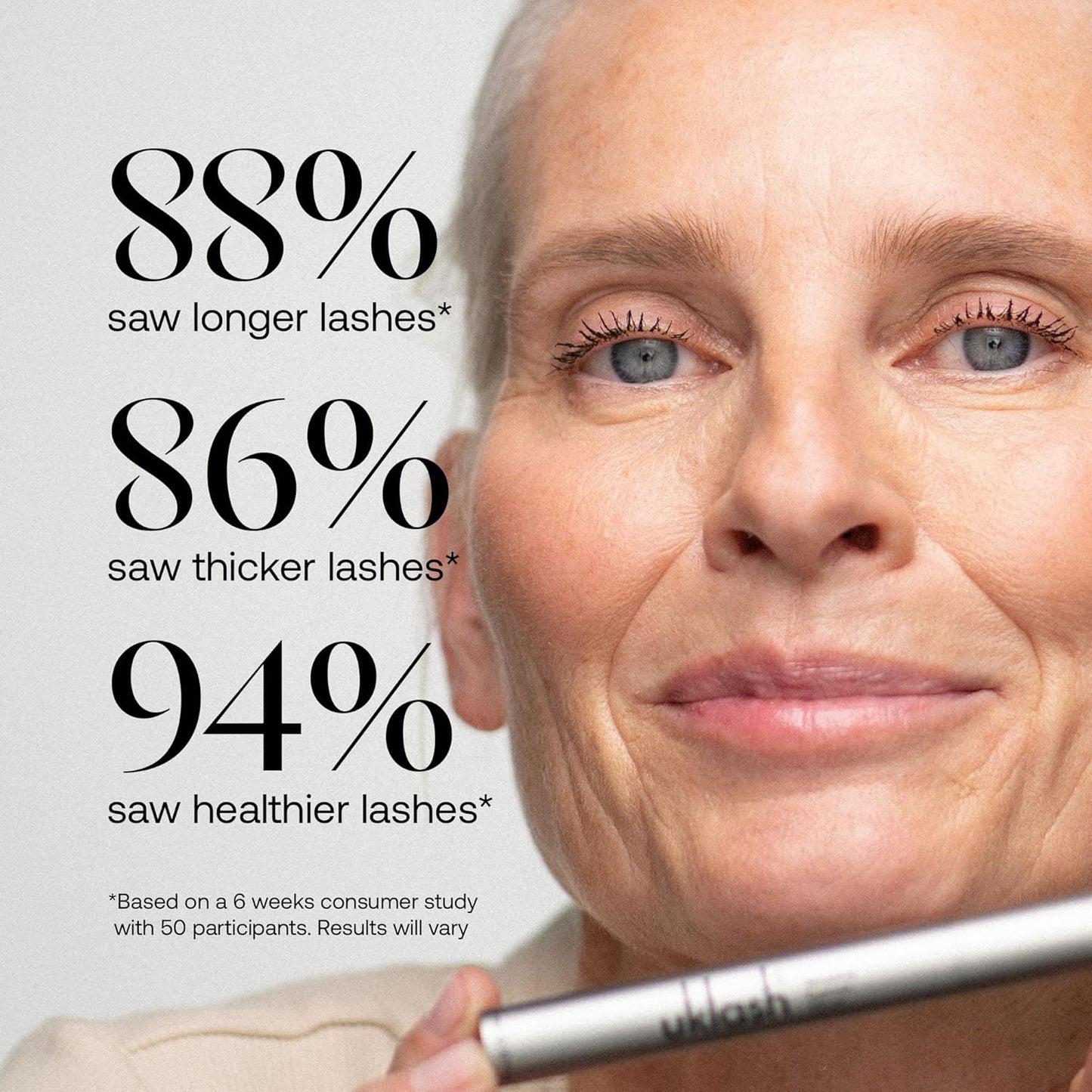 UKLASH | Sensitive Eyelash Serum | Peptide-Based Formula for Fuller Lashes | Vegan & Gentle on Sensitive Eyes