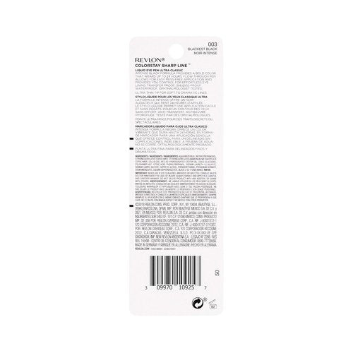 Revlon Liquid Eyeliner Pen - ColorStay Waterproof Eye Makeup with Slim Tapered Tip | Smudge-Proof, Long-Wearing