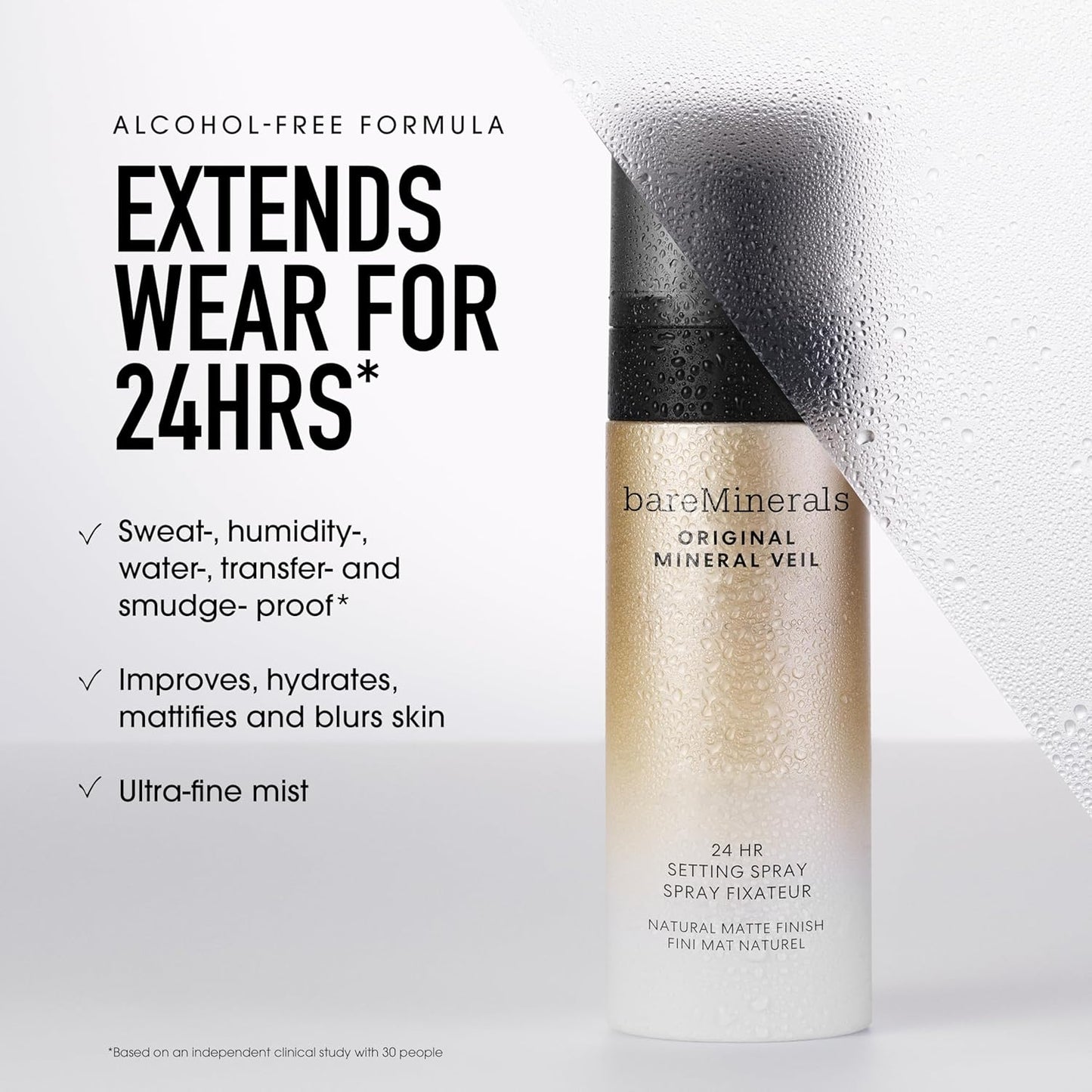 bareMinerals Barepro Matte Powder Foundation & Mineral Veil Setting Spray Bundle - Long-Lasting Finish