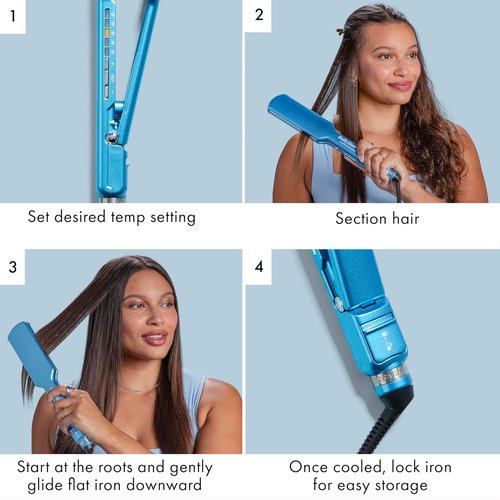 BabylissPRO Nano Titanium Hair Straightener - Ultra-Thin Design | 5-Inch Plates for Quick Styling
