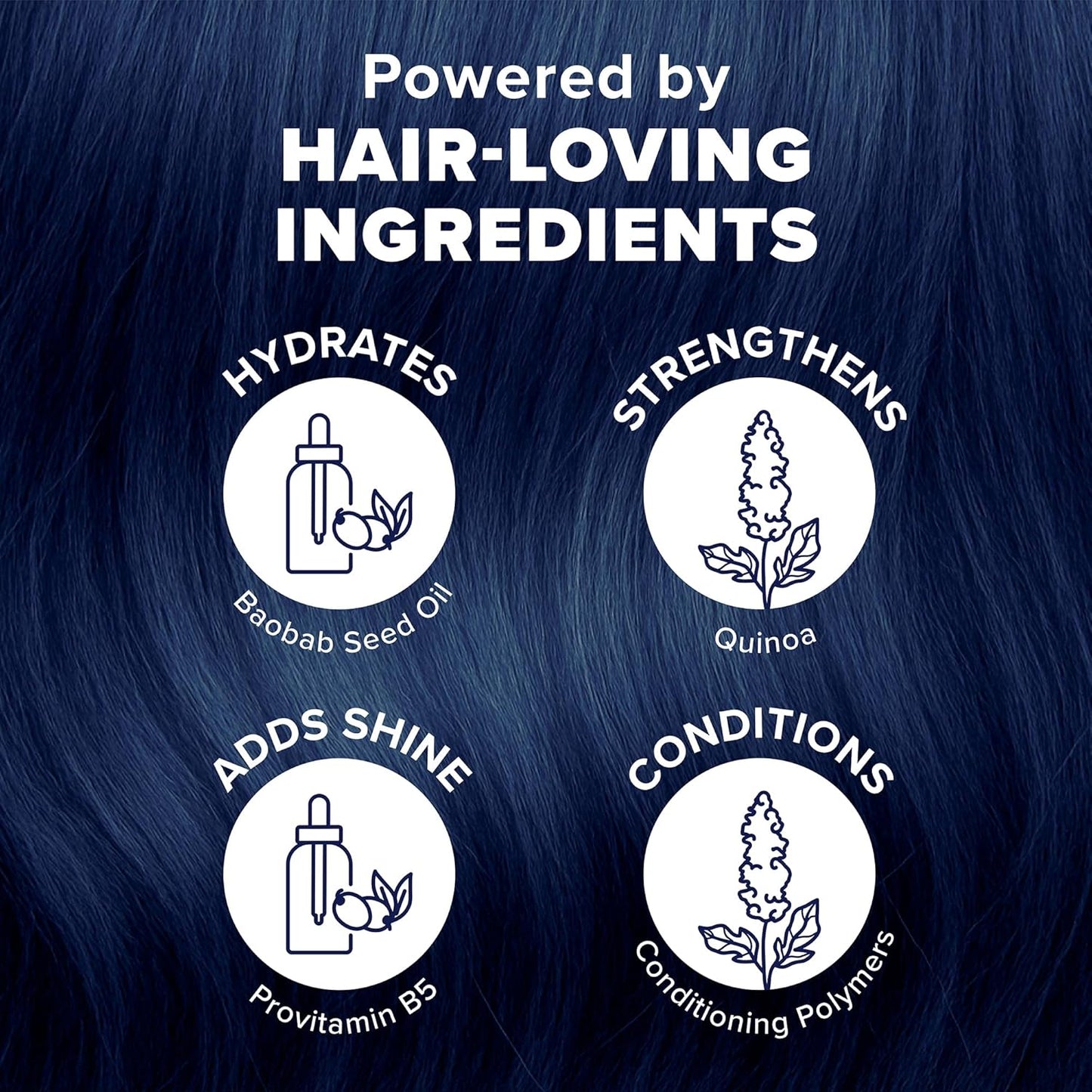Splat Midnight Indigo Hair Color Dye - Vegan & Cruelty-Free, 6 Fl Oz | Bold Semi-Permanent Color