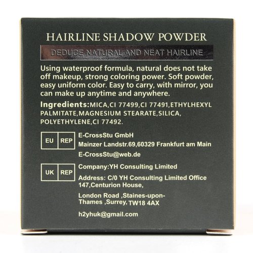 SOVONCARE Instantly Hairline Powder, Hairline Shadow Gray Hair Coverage Touch Up Hair Powder for Thinning Hair for Women Hair Root Touch Up Powder Hair Root Cover Up Conceals Hair Loss Dark Brown