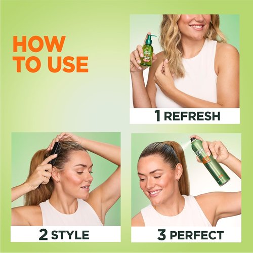 Garnier Fructis Sleek & Shine Anti-Humidity Hairspray - Ultra Strong Hold & Frizz Protection, 8.25 Oz