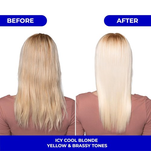 Naissant Icy Cool Blonde Purple Shampoo & Toning Mask Set - Neutralizes Yellow Tones | 2 x 10.1 Fl Oz