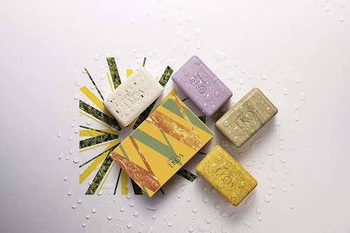 Natura Exfoliating Bar Soap Set - Natural Amazonian Body Soap with Brazil Nut & Açaí - Vegan 4 Pack (3.5 oz Each)
