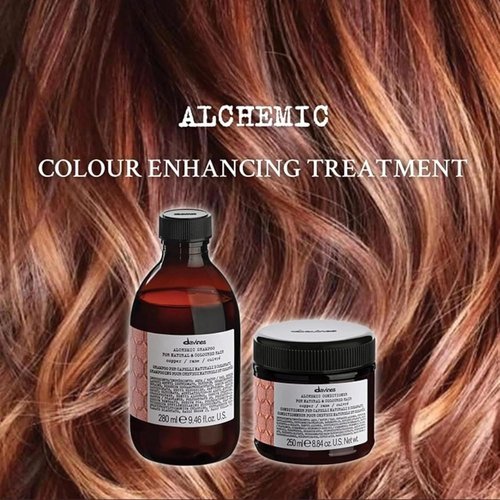 Davines Alchemic Conditioner - Copper Tint for Enhanced Color | 8.81 oz.