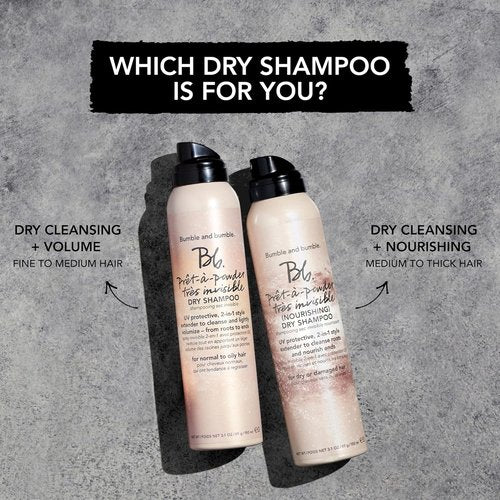 Bumble and bumble. Prêt-à-powder Très Invisible Volumizing Dry Shampoo | Volumizing, Dry-Cleansing, UV Protective + Absorbs Oil | Curly, Wavy, Straight