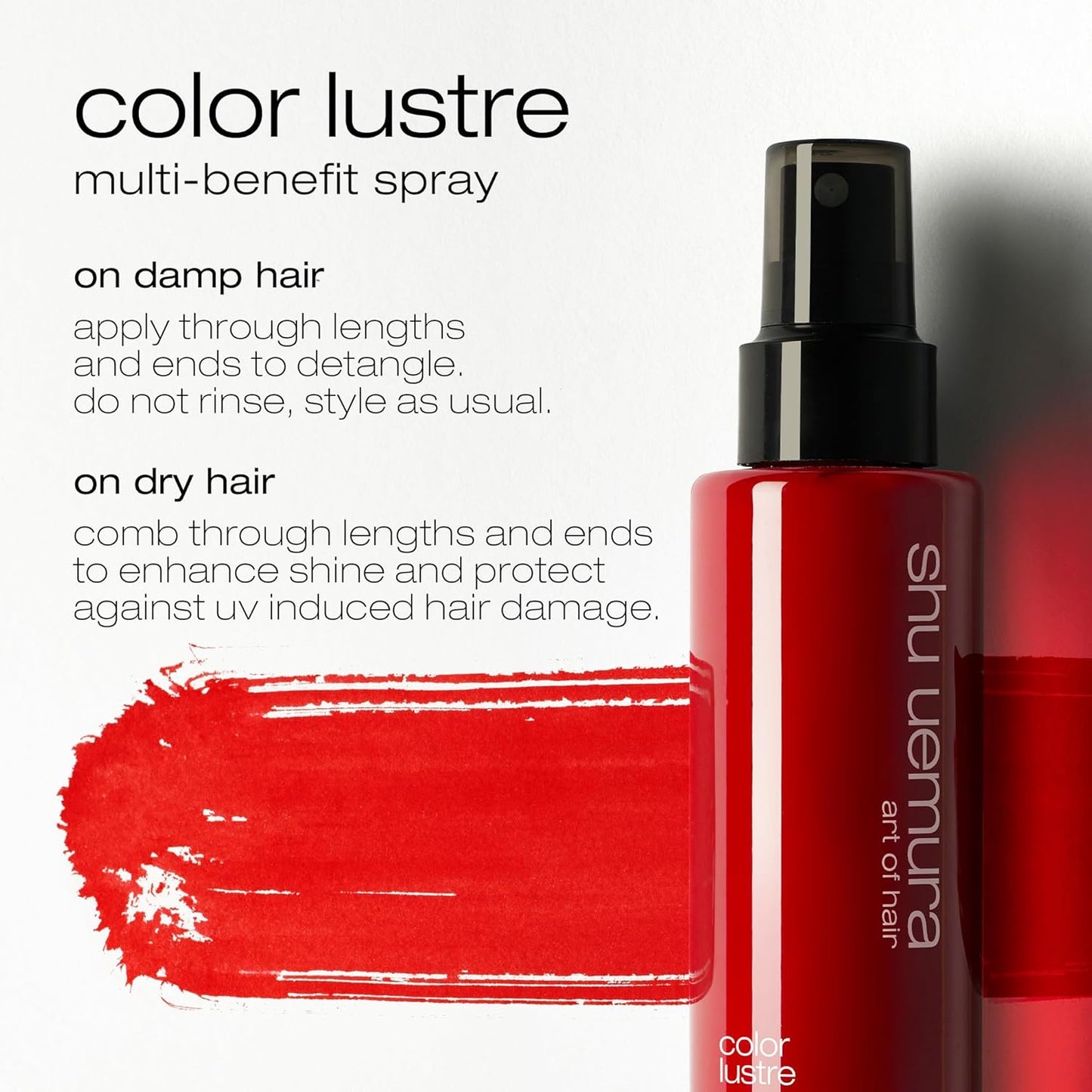 Shu Uemura Art of Hair Color Lustre Spray - Multi-Benefit UV Protection for Color-Treated Hair