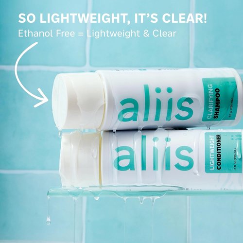 **ALIIS Lightweight Conditioner - Moisture-Rich, pH-Balanced Formula for Soft, Smooth Hair - Color-Safe, Sulfate-Free, Vegan - 8 oz**