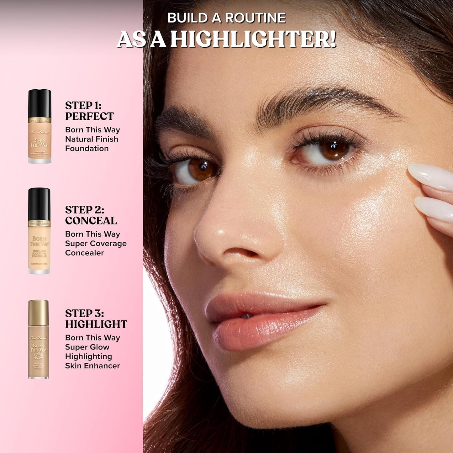 Too Faced Born This Way Super Glow Highlighting Skin Enhancer - Hydrating Gel for Radiant, Illuminated Skin