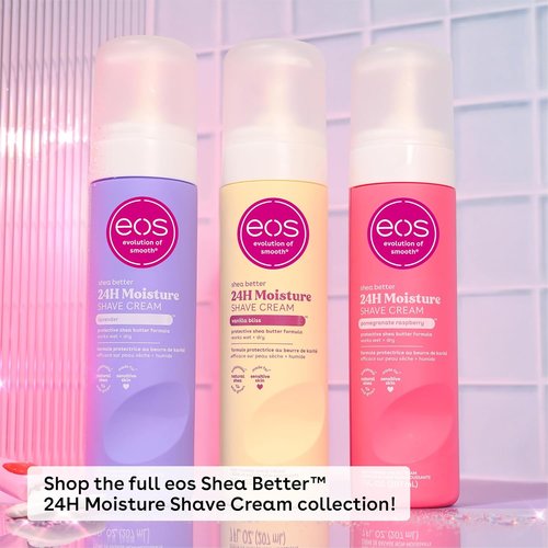 eos Shea Better Shave Cream - Vanilla Bliss, Moisturizing Formula with Shea Butter & Aloe Vera | 7 fl oz, 2-Pack
