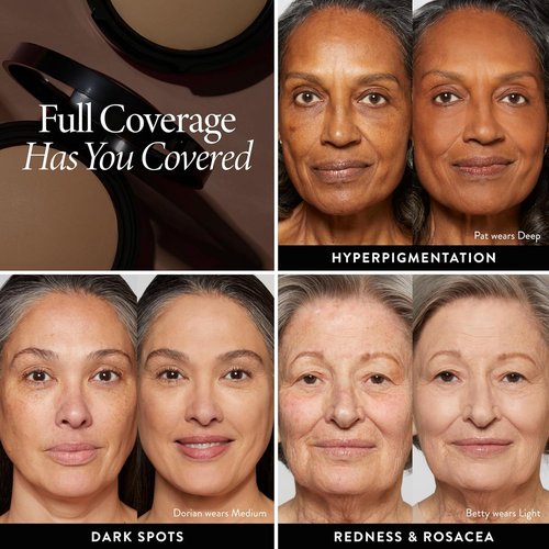 Laura Geller New York Baked Double Take Powder Foundation - Light Shade - Buildable Medium to Full Coverage