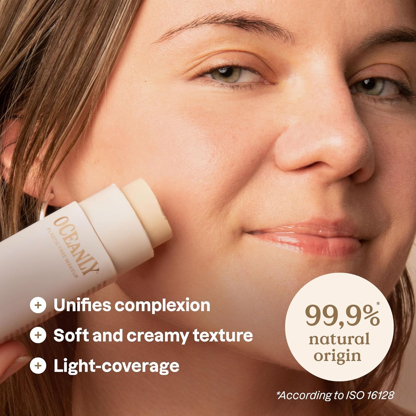ATTITUDE Oceanly Foundation Stick - Light Coverage, EWG Verified, Vegan & Cruelty-Free, 0.42 Ounces