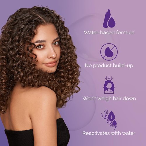 Curl Keeper Anti-Frizz Curl Defining Hair Styler - Lightweight Gel for Wavy & Curly Hair (33.8 oz)