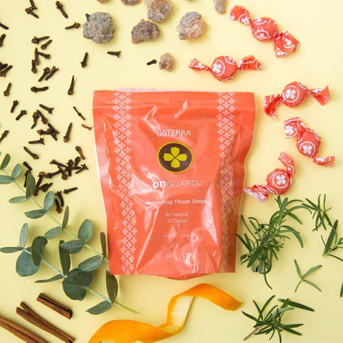 doTERRA On Guard Throat Drops - Immune Support & Soothing Relief | Natural Citrus Flavor