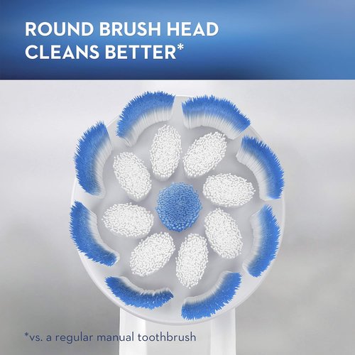 Oral-B GENIUS X Electric Toothbrush - Includes 3 Replacement Brush Heads & Travel Case, White