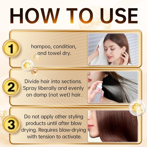 Immetee Antifrizz Hair Spray - Instant Straightening & Frizz Control | Silky Smooth & Moisturizing (150ml)