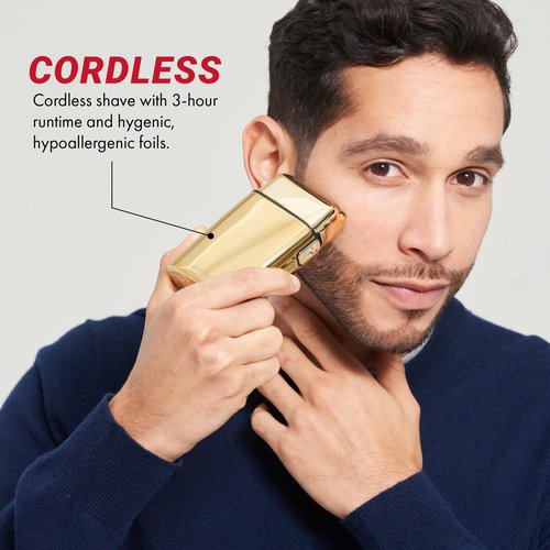 BaBylissPRO Barberology Double Foil Shaver FXFS2RG ROSEFX Professional Electric Shaver