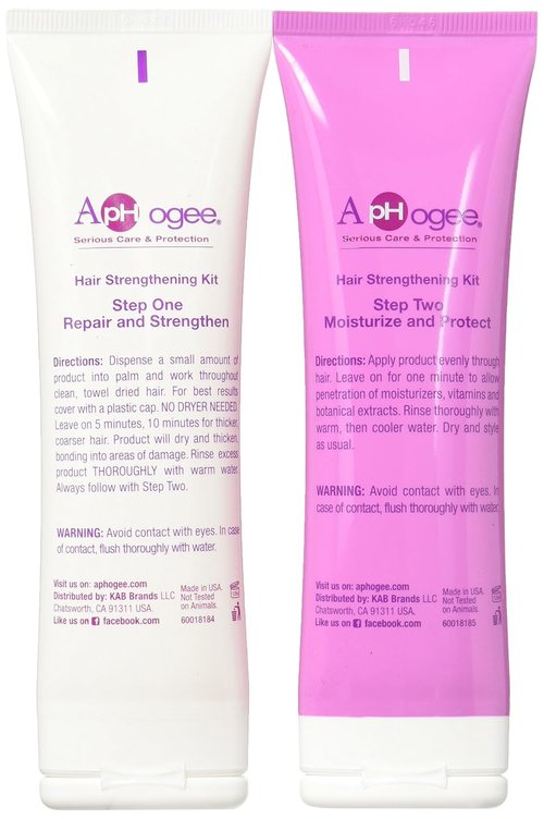 Aphogee Hair Strengthening Kit - 2 Count | Nourishing Formula for Stronger, Healthier Hair - 6 Fl. Oz