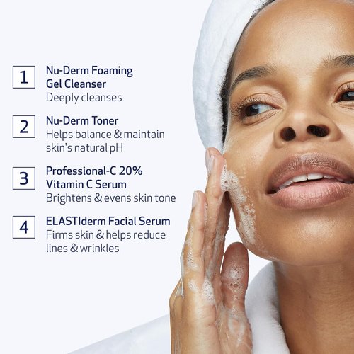 Obagi Bestsellers Travel Skincare Set - Anti-Aging Essentials for All Skin Types | Includes Cleanser, Toner & Serums