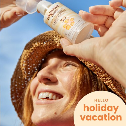 Hawaiian Tropic Weightless Hydration Lotion Sunscreen SPF 30 - Travel Size 1.7oz | Ideal for Beach & Sun Protection