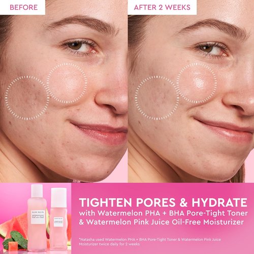 Glow Recipe Pink Juice Water Gel Moisturizer - Travel Size Hydrating Gel for Oily Skin (25ml)