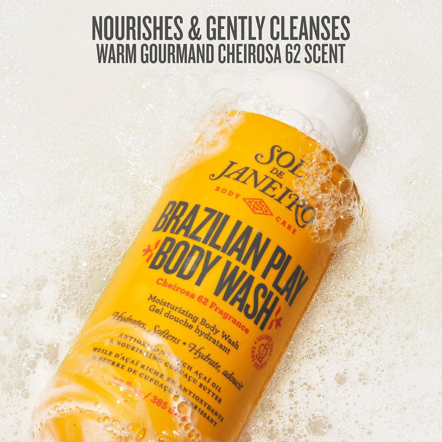 Sol de Janeiro Brazilian Play Body Wash - Moisturizing Shower Gel in Cheirosa 62 Scent