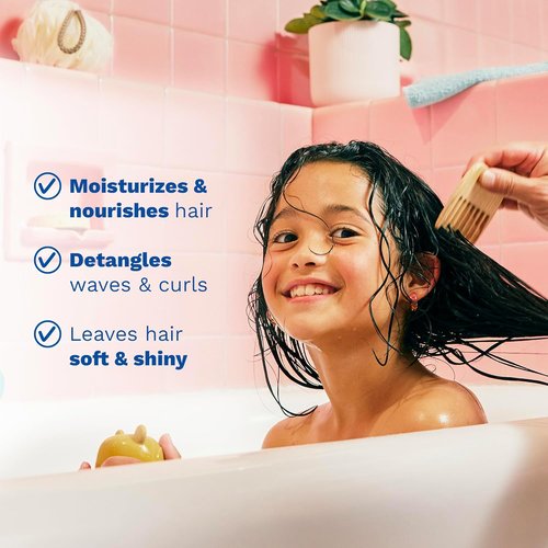 Mustela Detangling Conditioner - Nourishing Shea Butter & Avocado for Curly Hair - 6.76 Fl. Oz.