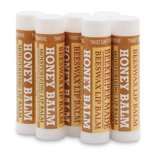 Beekeeper Made Beeswax Lip Balm - Honey Flavor, 40 Count | Perfect Gift for All Ages