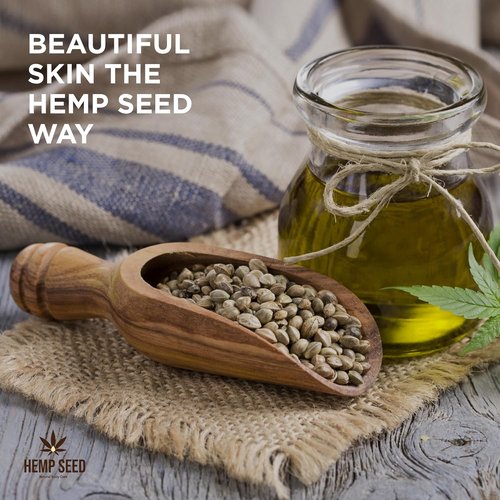 Hemp Seed Massage Oil - Nourishing & Moisturizing Formula | 8 fl. oz. | Vegan & Cruelty-Free
