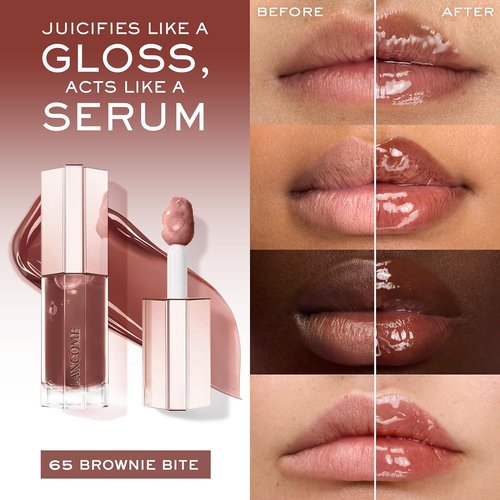 Lancôme Lip Idôle JuicyTreat Oil-in-Gloss - 24HR Hydrating Formula with Squalane for Ultimate Shine