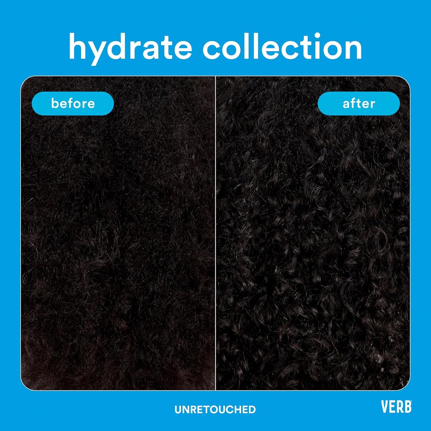 VERB Hydrate Mask, 6.8 fl oz - Intense Moisture for Dry + Frizzy Hair - Smooth + Detangle - Amber + Warm Jasmine Scent