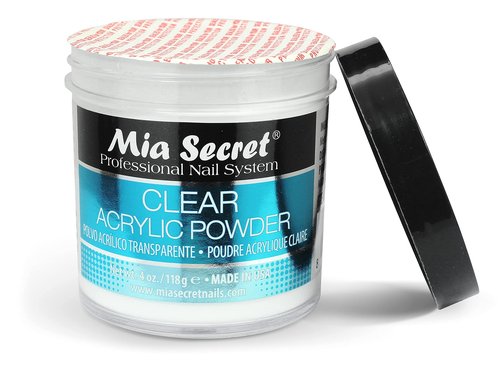 Mia Secret Clear Acrylic Powder 4oz