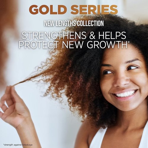 Pantene Gold Series Root Rejuvenating Conditioner - Moisturizes & Fortifies Natural Curly Hair | 11.1 Fl Oz