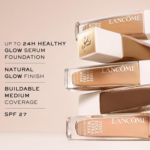 Lancôme Teint Idole Ultra Wear Foundation - Hydrating, Medium Buildable Coverage & SPF 27 | Glow Finish