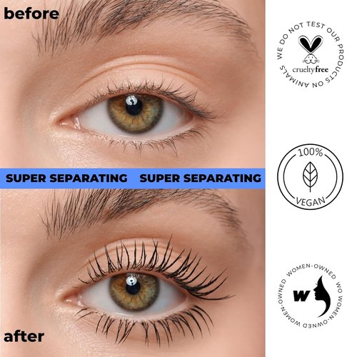 LAMEL Cult Volume & Define Mascara - Volumizing, Curling, Smudge-Proof, Deep Black - 404