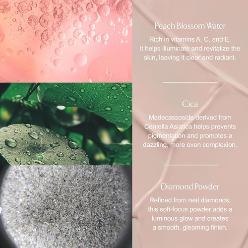 LA MUSE Peach Pink Glow Tone Up Cream - Lightweight Tinted Moisturizer for Radiant Skin | Hydrating Primer (1.7 fl oz)