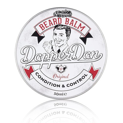 Dapper Dan Nourishing Beard Balm - Essential Oils & Waxes for Styling | Vanilla & Raspberry, 1.69 fl oz