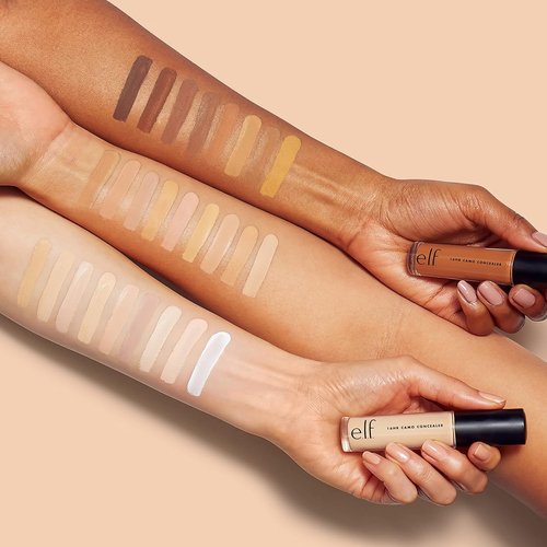 e.l.f. 16HR Camo Concealer - Full Coverage, Highly Pigmented Matte Finish | Light Ivory, 0.203 Fl Oz