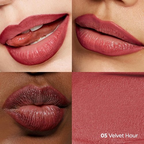 Laka Lip Liner - Rich Cream Glide Texture | Semi-Matte Red Lip Liner for Smooth Application, 0.02oz #05 Velvet Hour