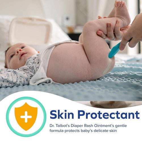 Dr. Talbot's Diaper Rash Ointment - Zinc Oxide Skin Protectant with Peruvian Balsam, 1 oz