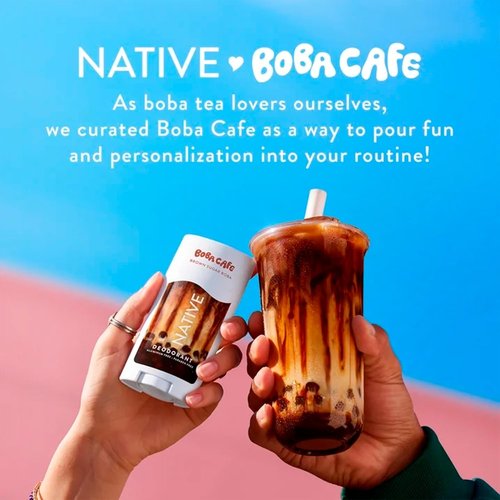 Native Aluminum-Free Deodorant - Limited Edition Brown Sugar Boba | 72-Hour Odor Protection, 2.65oz (Pack of 2)