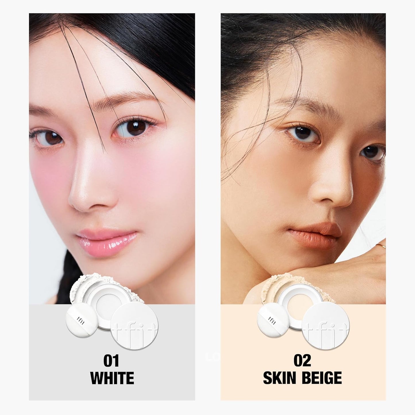 TFIT Translucent Finishing Powder - Lightweight Matte Face Powder for Sebum Control | 0.24 Oz Baby Pink