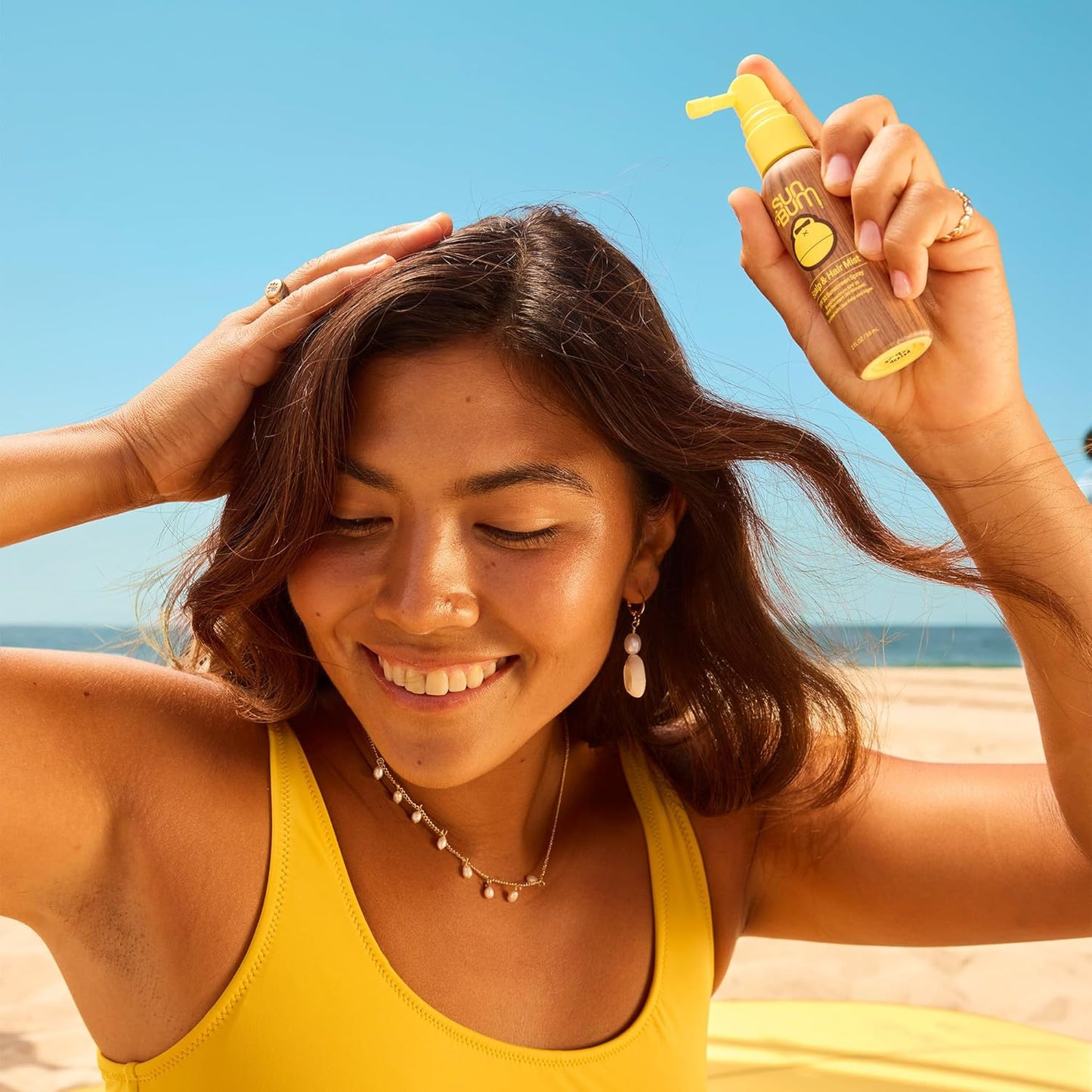 Sun Bum SPF 30 Sunscreen Scalp & Hair Mist - Vegan Broad Spectrum UVA/UVB Protection - 2 oz